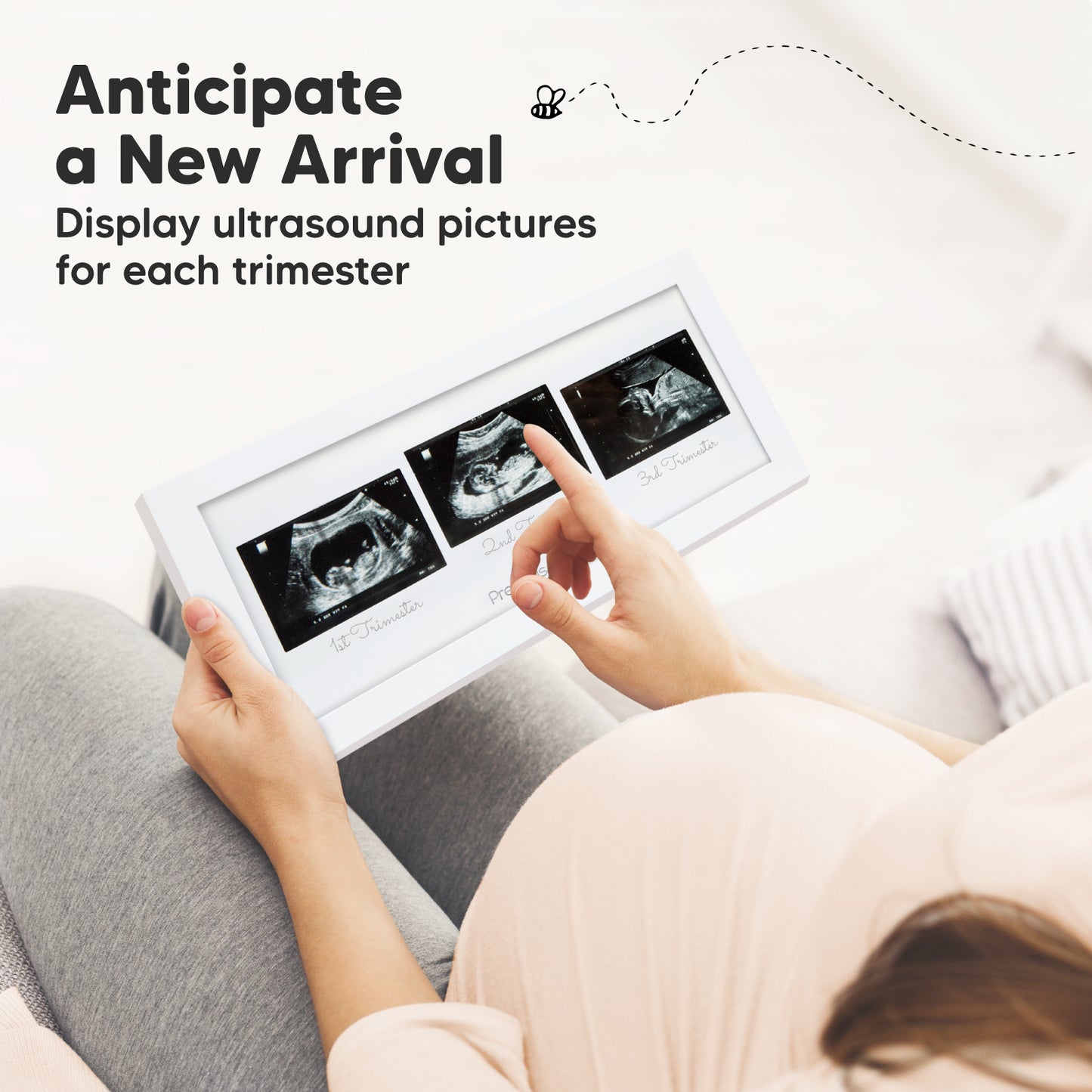 Anticipate a New Arrival, beautifully showcase ultrasound milestones throughout pregnancy. 23212287918266