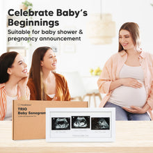 Load image into Gallery viewer, Trio Baby Sonogram Frame
