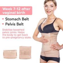 Load image into Gallery viewer, Active 2-in-1 Postpartum Recovery Support Belt (Classic Ivory, One Size)
